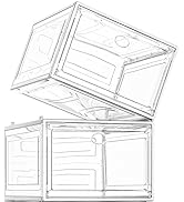Sturdy Shoe Storage Box with Magnetic Door, 1 Pcs
