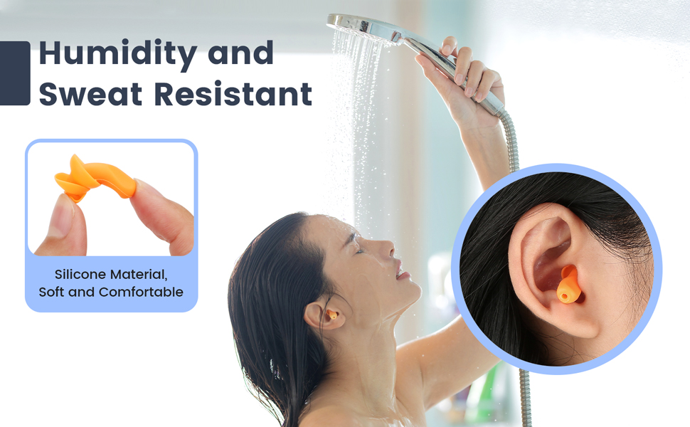 Silicone Waterproof Ear Plugs