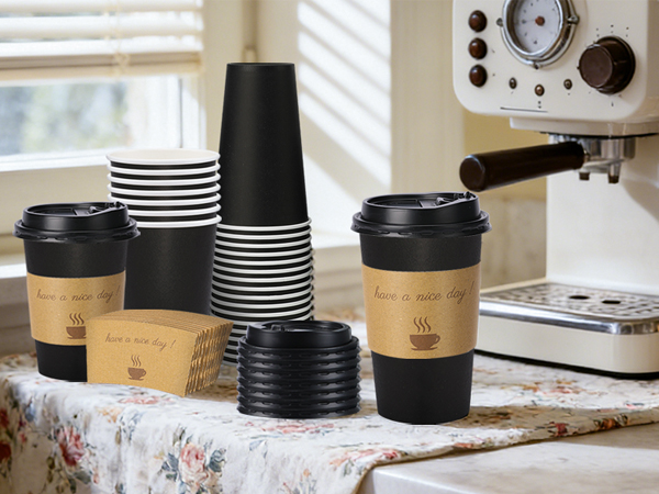 16 oz paper cups with lids