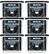 Moisture Absorbers 6 Pack, Activated Carbonfor Closet Dehumidifier Moisture Absorbers, 10.5oz Ref...