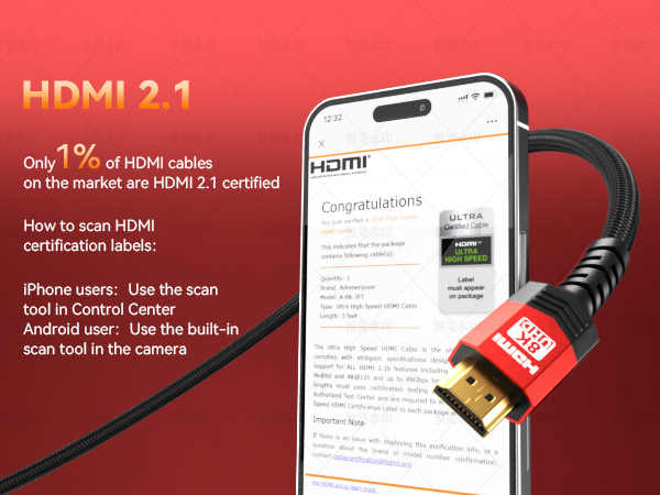 xbox series x hdmi 2.1 cable 120hz 4k