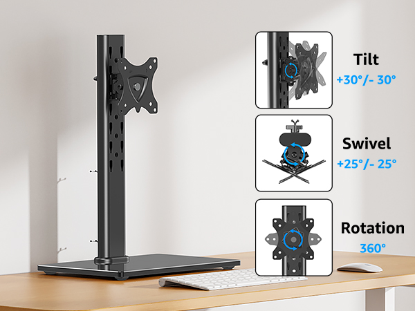 single monitor stand