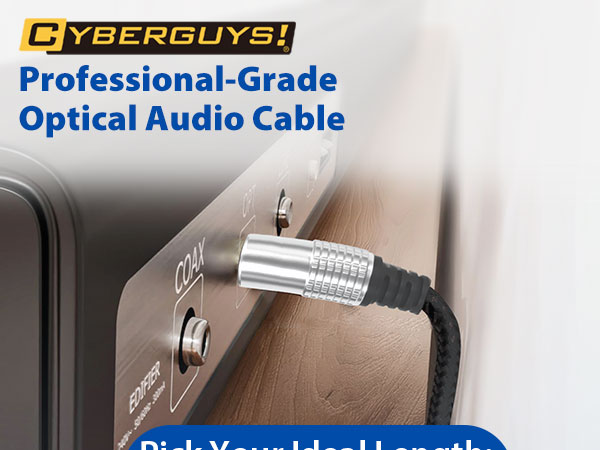Professional Grade Optical Audio Cable