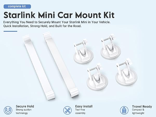 Suction Cup Mount for Starlink Mini & Mini X