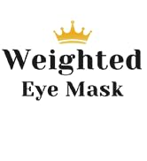 Weighted Eye Mask for Sleeping - Blackout Sleep Mask for Women Men, FACEMOON Lash Extension Eye C...