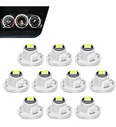 Dogary 10 PCS T4.2 LED Dashboard Bulb, 12V 3030 Chip Super Bright Indicator Light, Replacement fo...