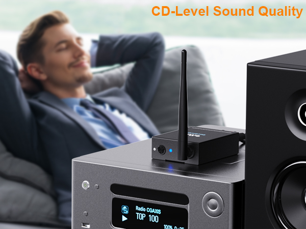 wireless audio transmitter and receiver