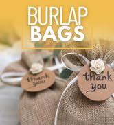 Burlap Bags with Drawstring for Burlap Gift Bags Wedding Party Coffee Candy Favor Bags