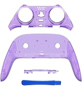 eXtremeRate Top Bottom Decorative Trim Shell Compatible with ps5 Edge Controller DIY Replacement ...
