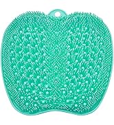 BESKAR XL Large Foot Scrubber Mat for Use in Shower - Shower Foot Cleaner to Eliminate Calluses D...