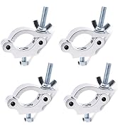 MFL. Heavy Duty Truss Clamp, 660 lb Aluminum Alloy DJ Light Clamps, Fits 1.5-2.0 Inch Truss for S...