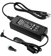 ALITOVE AC 100-240V to DC 24V 5A Power Supply Adapter Converter with 5.5 x 2.1mm 2.5mm DC Output ...