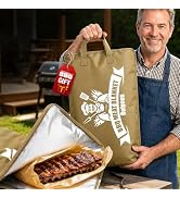 Bolycen Upgraded 21 in BBQ Blanket for Resting Meat, Insulated Brisket Bag | Smoker Accessories, ...