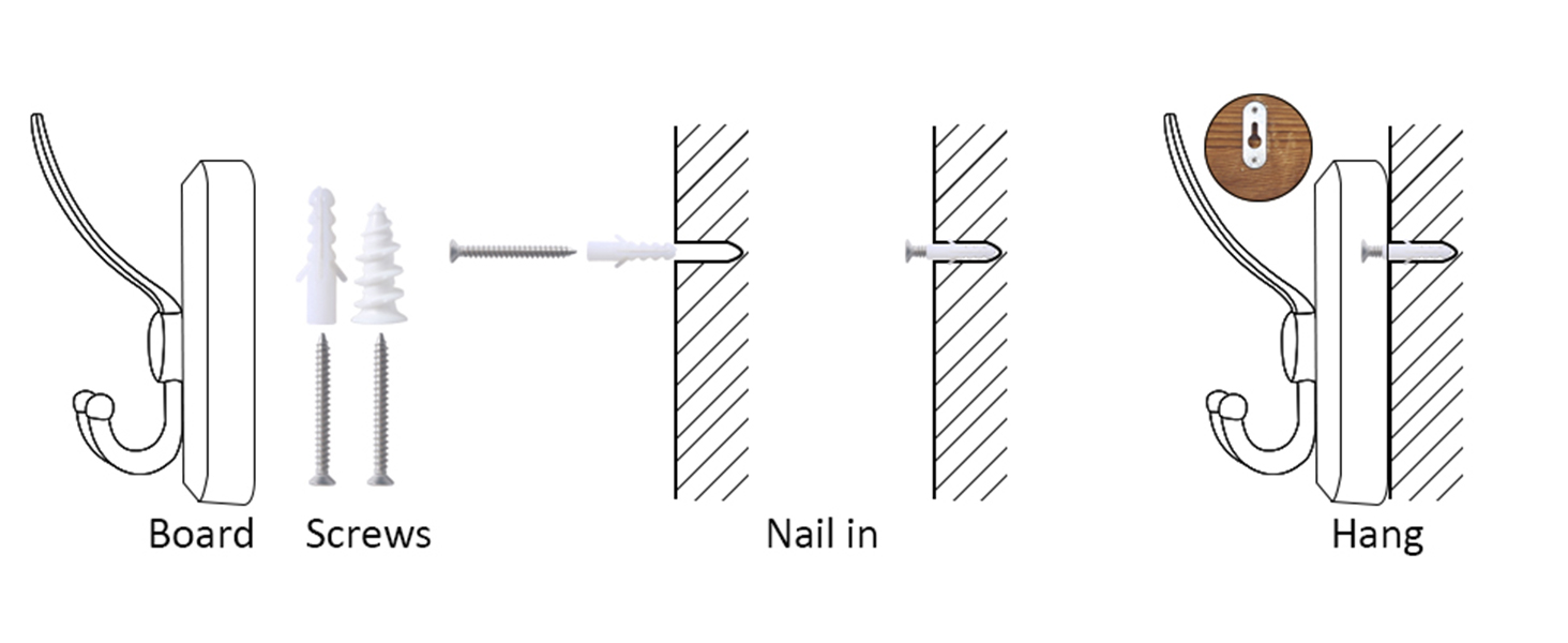 How to install SKOLOO Wall Coat Rack