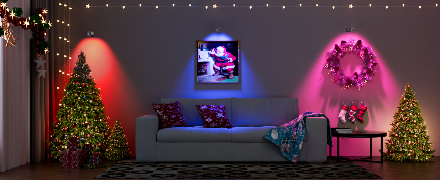light for pictures on wall
