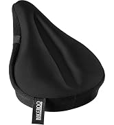 Bikeroo Comfort Bike Seat Cushion - Padded Gel Cover for Exercise, Mountain & Road Bikes, Univers...