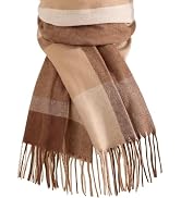 Trifabricy Winter Scarfs for Women, Cashmere Feel Plaid Scarf, Long Blanket Scarf, Winter/Fall Pa...
