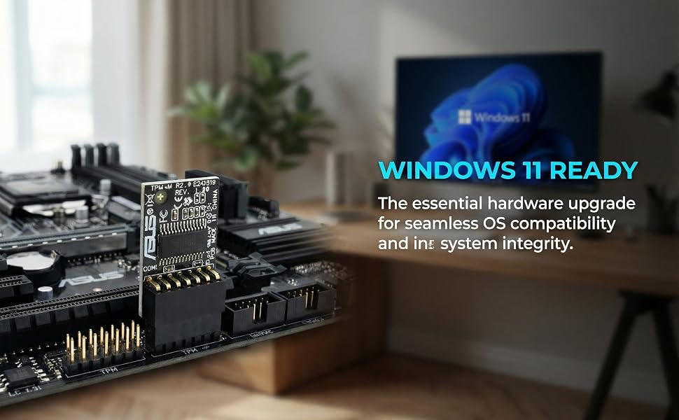 TPM 2.0 Module for ASUS Motherboard Windows 11 Upgrade Hardware Security Desktop PC Upgrade