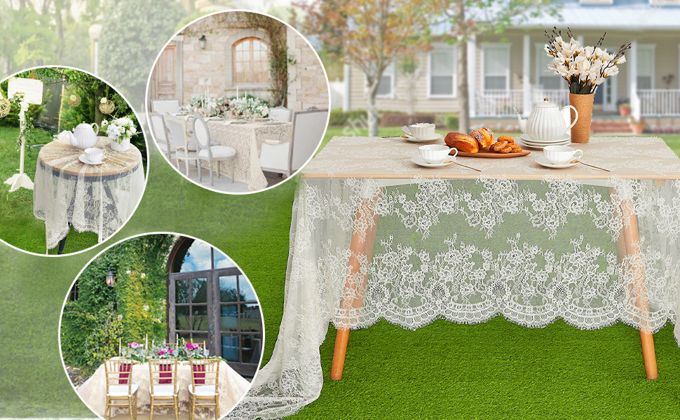 lace table cloth