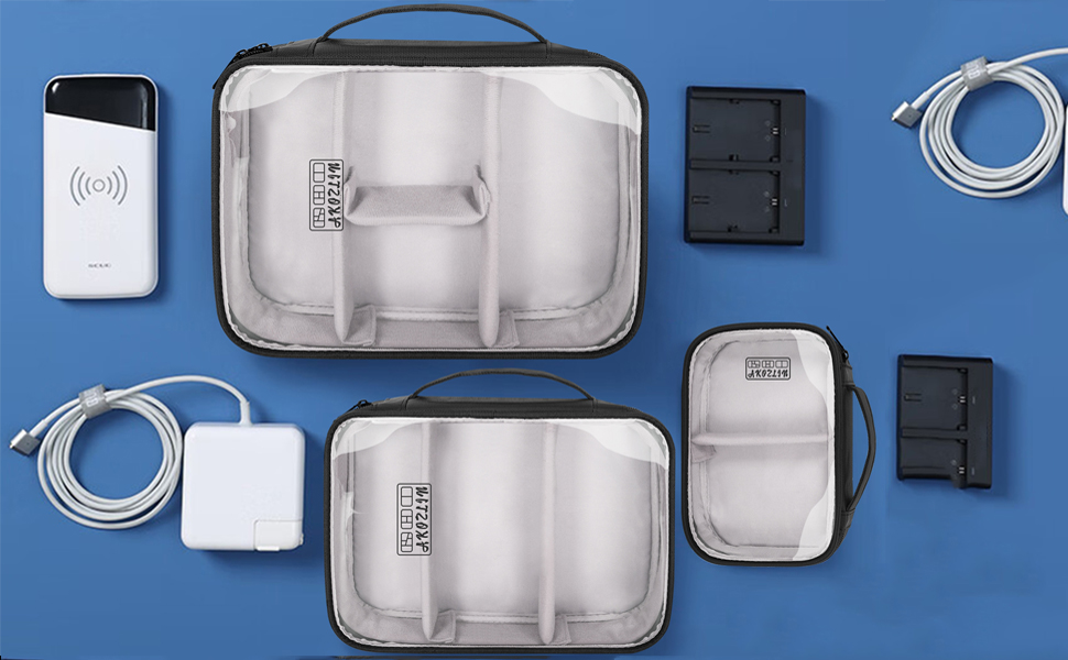 clear cable bag
