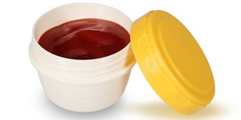 salad dressing container to go condiment containers with lids