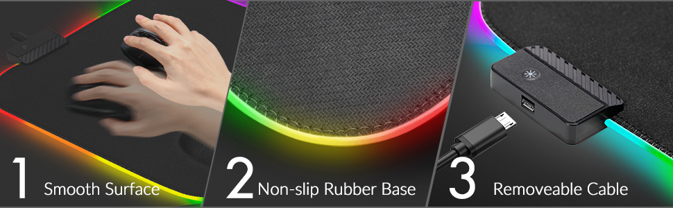 Features of RGB Gaming mouse pad