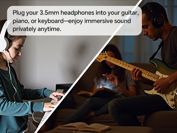 For playing guitar and other instruments