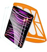 apiker 2 Pack Screen Protector for iPad Pro 12.9 inch 6th-3rd Gen | 9H Tempered Glass with Easy I...