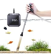 SEAOURA Aquarium Thermometer & Aquarium Vacuum Cleaner