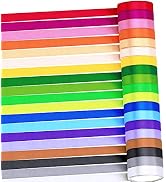Supla 19 Rolls 19 Colors 190 Yard Satin Ribbon Rolls Satin Silk Ribbon for Crafts Gift Wrap Ribbo...