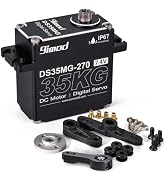 35KG Waterproof High Torque Servo 7.4V Coreless RC Steering Servo Motors Metal Gear Digital Servo...