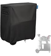 VeyoStories Welding Cart Cover, Suitable for 20-80 cu/ft Welding Gas Cylinder with Tig Mig Welder...