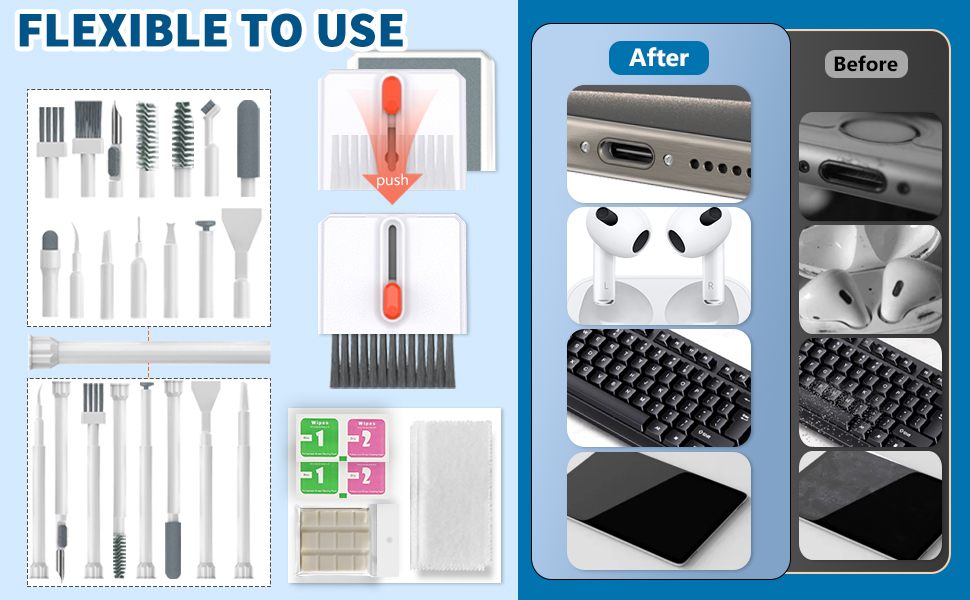 FLEXIBLE TO USE / Before & After