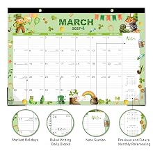 2026-2027 desk calendar