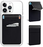 Fulgamo Phone Card Holder,2Pack Phone Wallet Stick on Credit Card Holder for Phone Case Stretchy ...