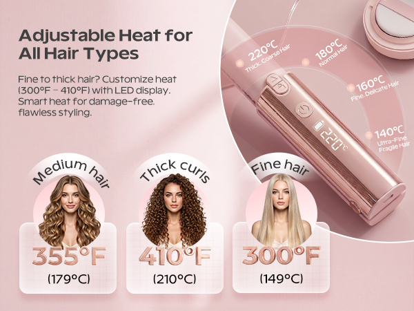 Cordless Hair Straightener