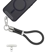 MISSYI phone wrist strap, Adjustable Cell Phone Lanyard Strap for Case, Charm Wrist Lanyard with ...