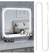 MY BEAUTY LIGHT LED Vanity Lights Strip for Mirror, 6000K Bright Daylight White Vanity Mirror Lig...