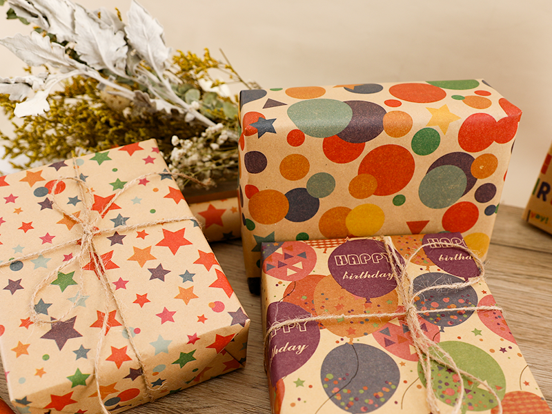 Birthday wrapping paper