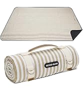 G GOOD GAIN Picnic Blankets Waterproof Extra Large - Outdoor Blanket Sand Free Foldable with Carr...