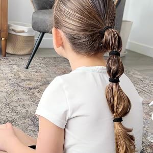 black hair ties