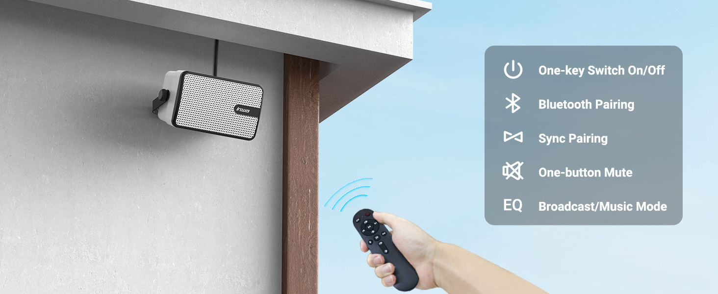 speaker with remote