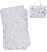 PH PandaHall 2pcs Inserts for Ita Bag, 11.4x6.9 inch Grey Pin Holder Display Sheets Insert Panel ...