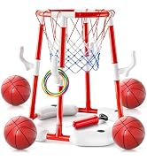 Pool Basketball Hoop Toys for Kids Ages 4-8 8-12 & Adult, Summer Outdoor Swimming Pool Games Wate...