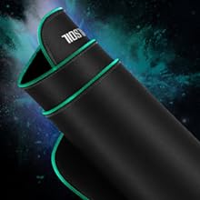 Easily roll up the mouse pad without wrinkles or creases.