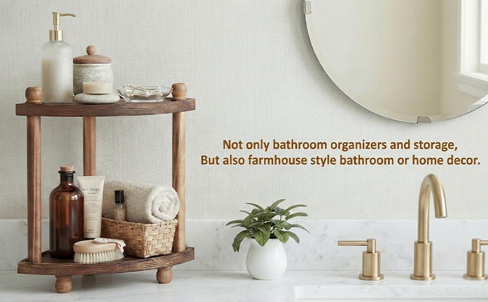 bathroom trays, holders, & organizers