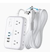 NTONPOWER 2 Prong Power Strip, 1875W 2 prong to 3 prong Outlet Adapter, 1080 Joules Surge Protect...