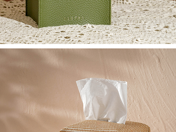 OLETHA tissue cube box holder