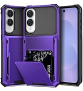 TOPAUX for Samsung S25 Edge Wallet Case Galaxy S25 Edge Wallet Case Card Holder 1 to 5 Credit Car...