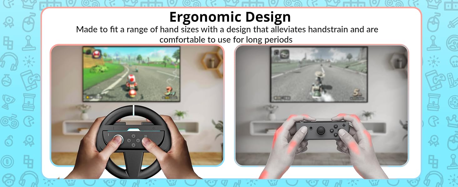 Orzly Nintendo Switch 2 Wheels